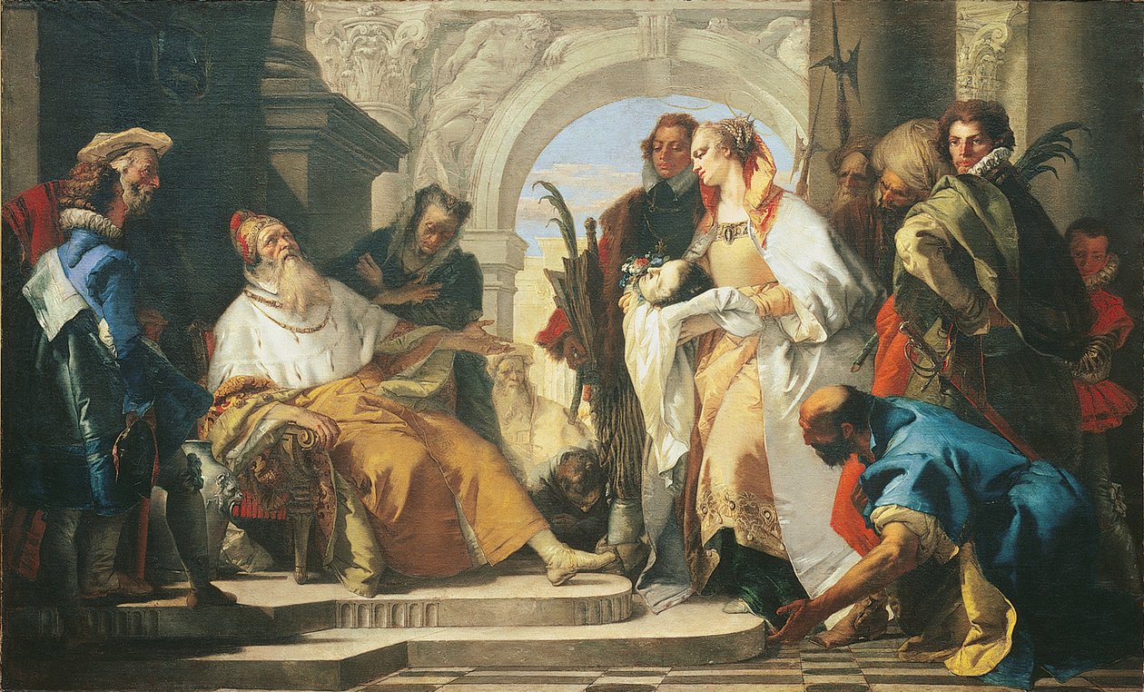 Crotta Ailesinin Koruyucu Azizleri by Giambattista Tiepolo