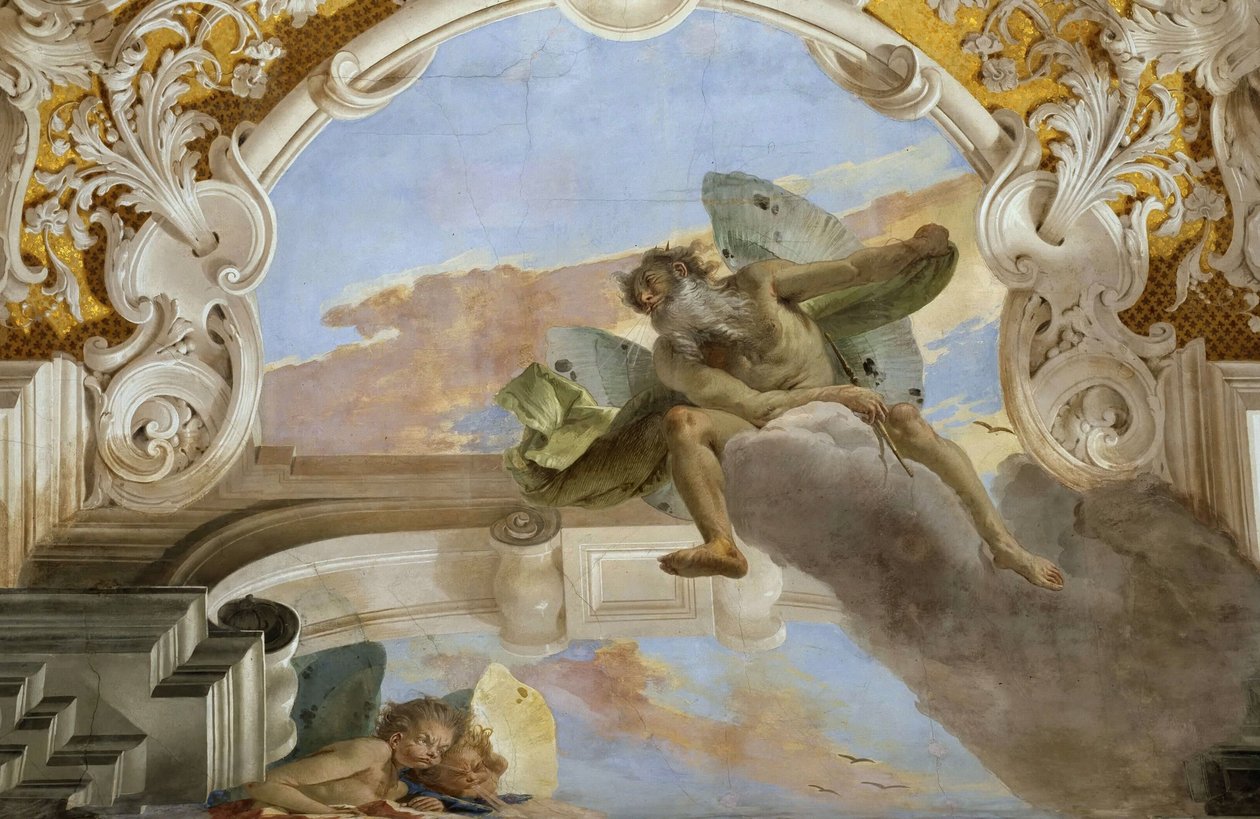 Rüzgar Tanrıları, yaklaşık 1746. by Giambattista Tiepolo
