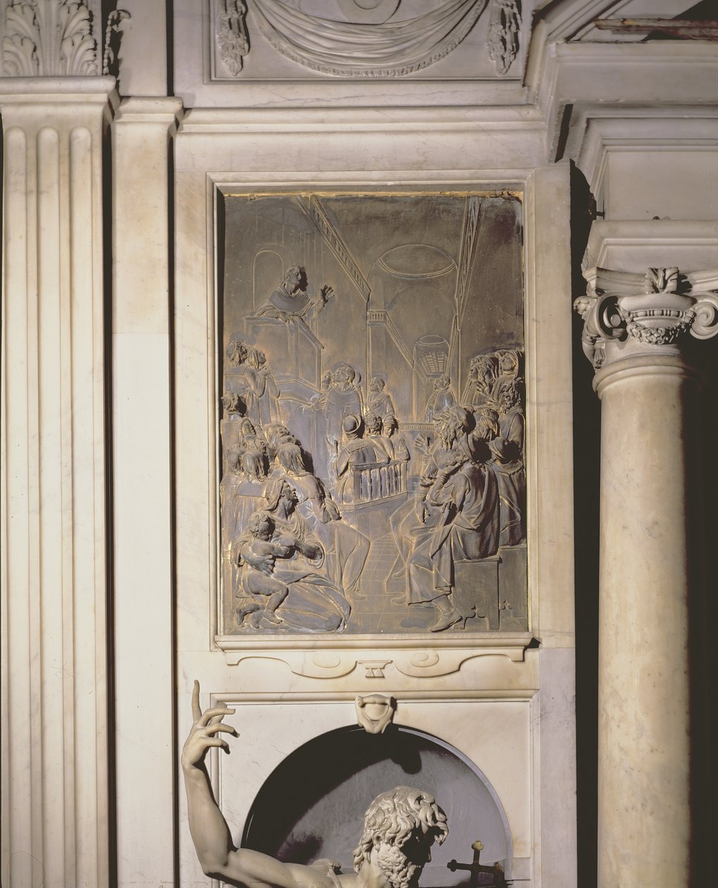 Aziz Anthony Vaazı, Salviati şapelinden kabartma (bronz) by Giambologna