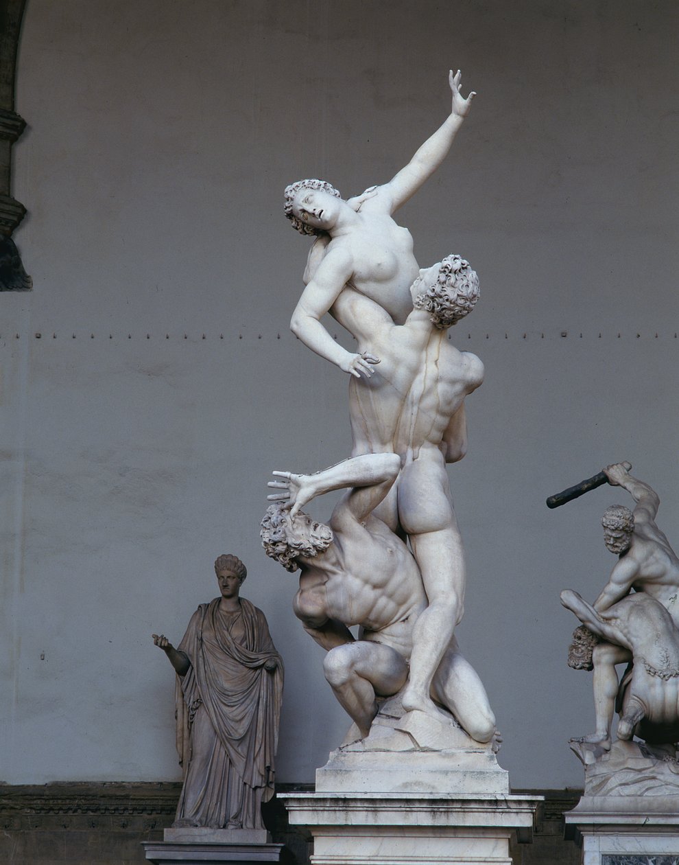 Sabine Kadınına Tecavüz, 1574-82 (mermer) (ayrıca bkz. 359414) by Giambologna