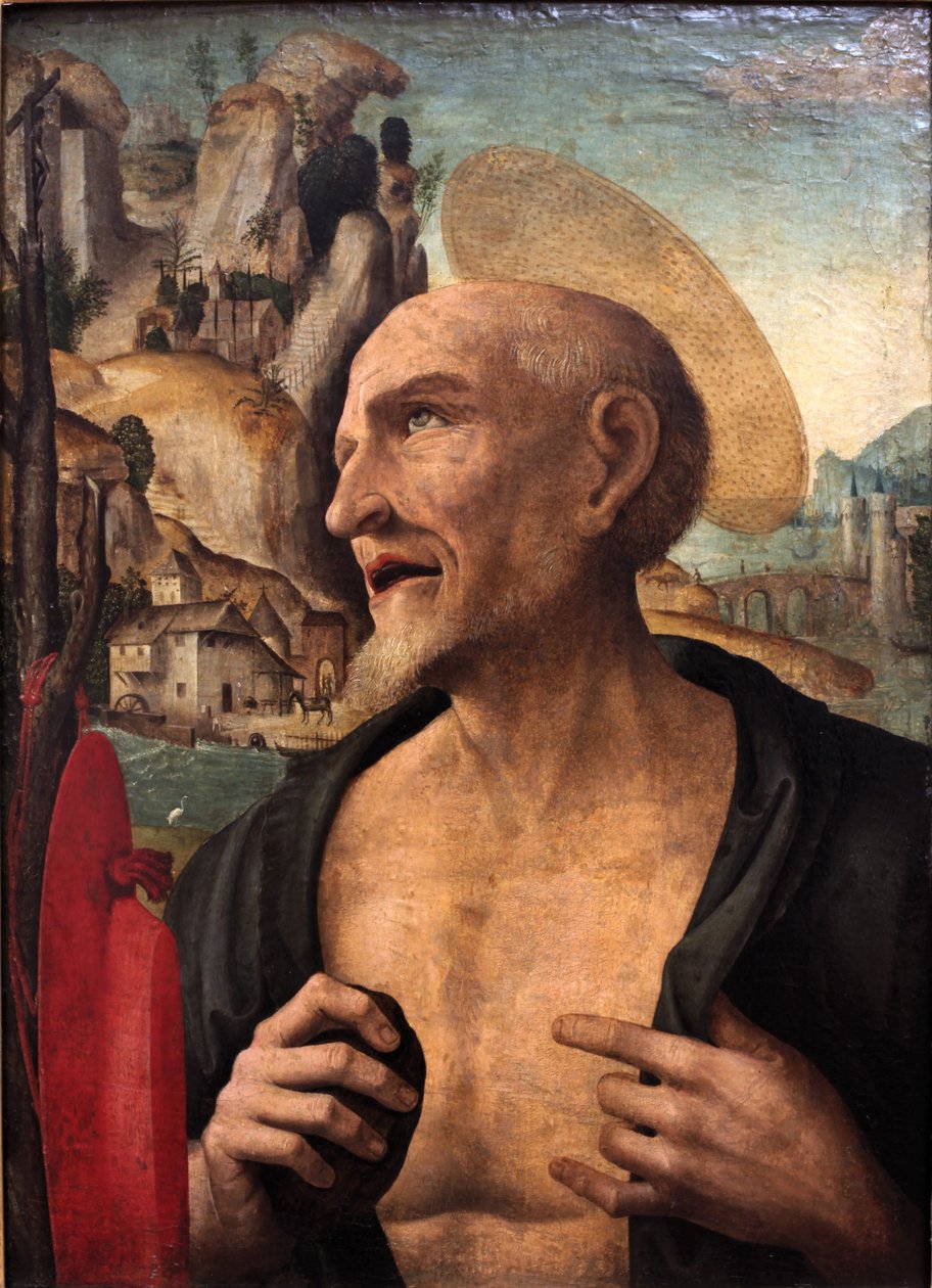 Aziz Jerome tövbekar by Gian Francesco de Maineri