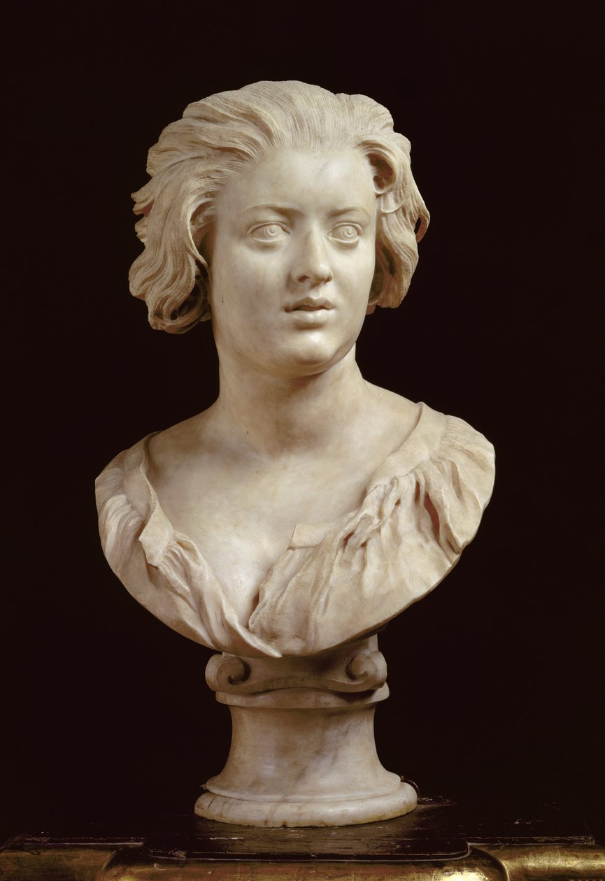 ಕೊಸ್ಟಾಂಜಾ ಬೊನಾರೆಲ್ಲಿ (ಮಾರ್ಬಲ್) ಟರ್ಕಿಯ ಬಸ್ಟ್ by Gian Lorenzo Bernini