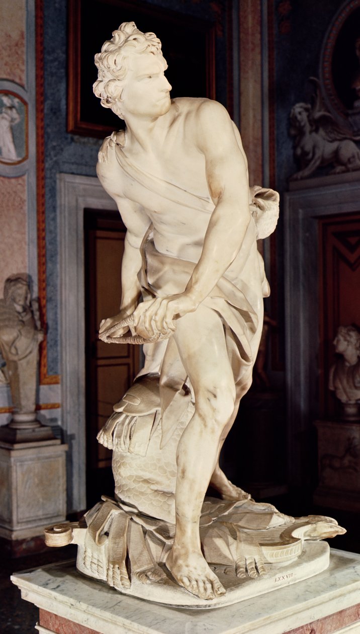 David, 1623-24 (mermer) by Gian Lorenzo Bernini