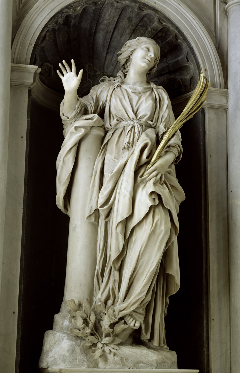Aziz Bibiana, 1626 (mermer) by Gian Lorenzo Bernini