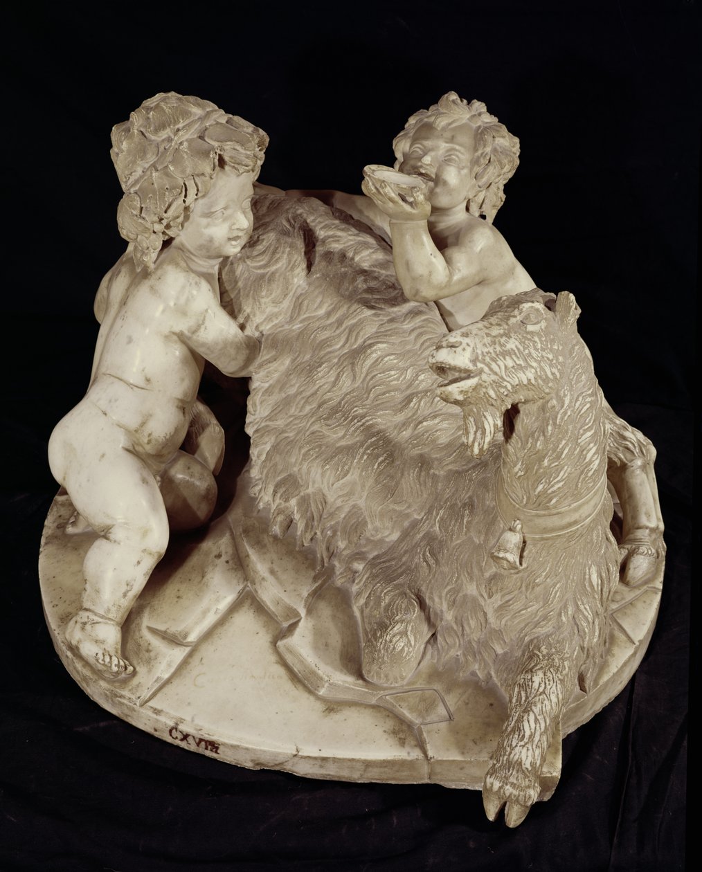 Keçi Amalthea, c.1615 (mermer) by Gian Lorenzo Bernini