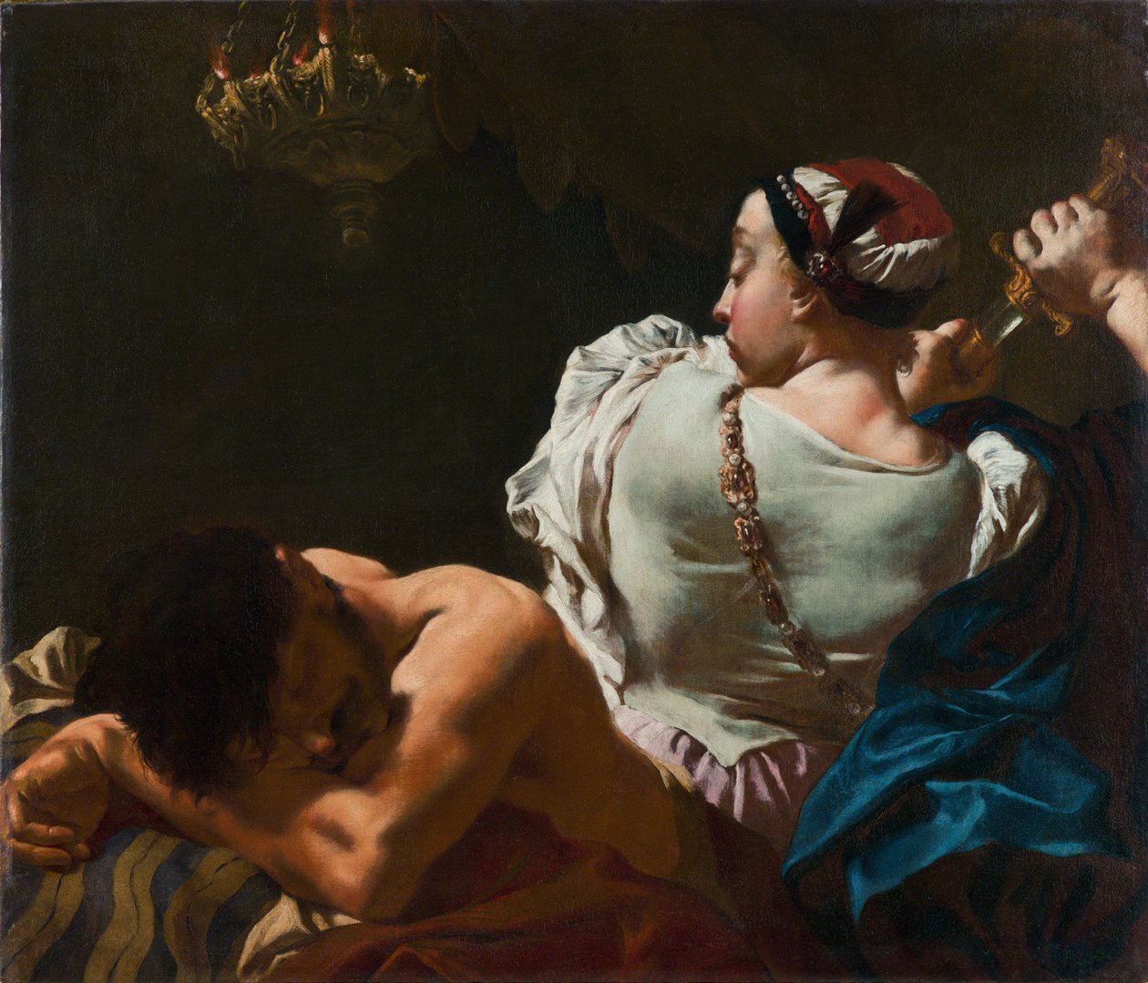 Judith Heading Holofernes, 18. Yüzyılın Ortası.. by Gian Battista Piazzetta