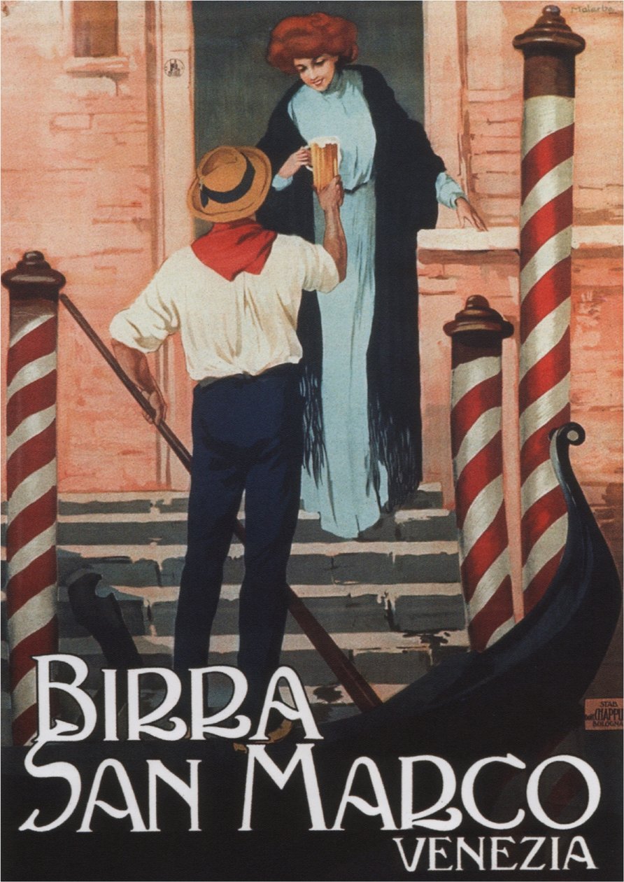 Bira San Marco, c. 1909 by Gian Emilio Malerba