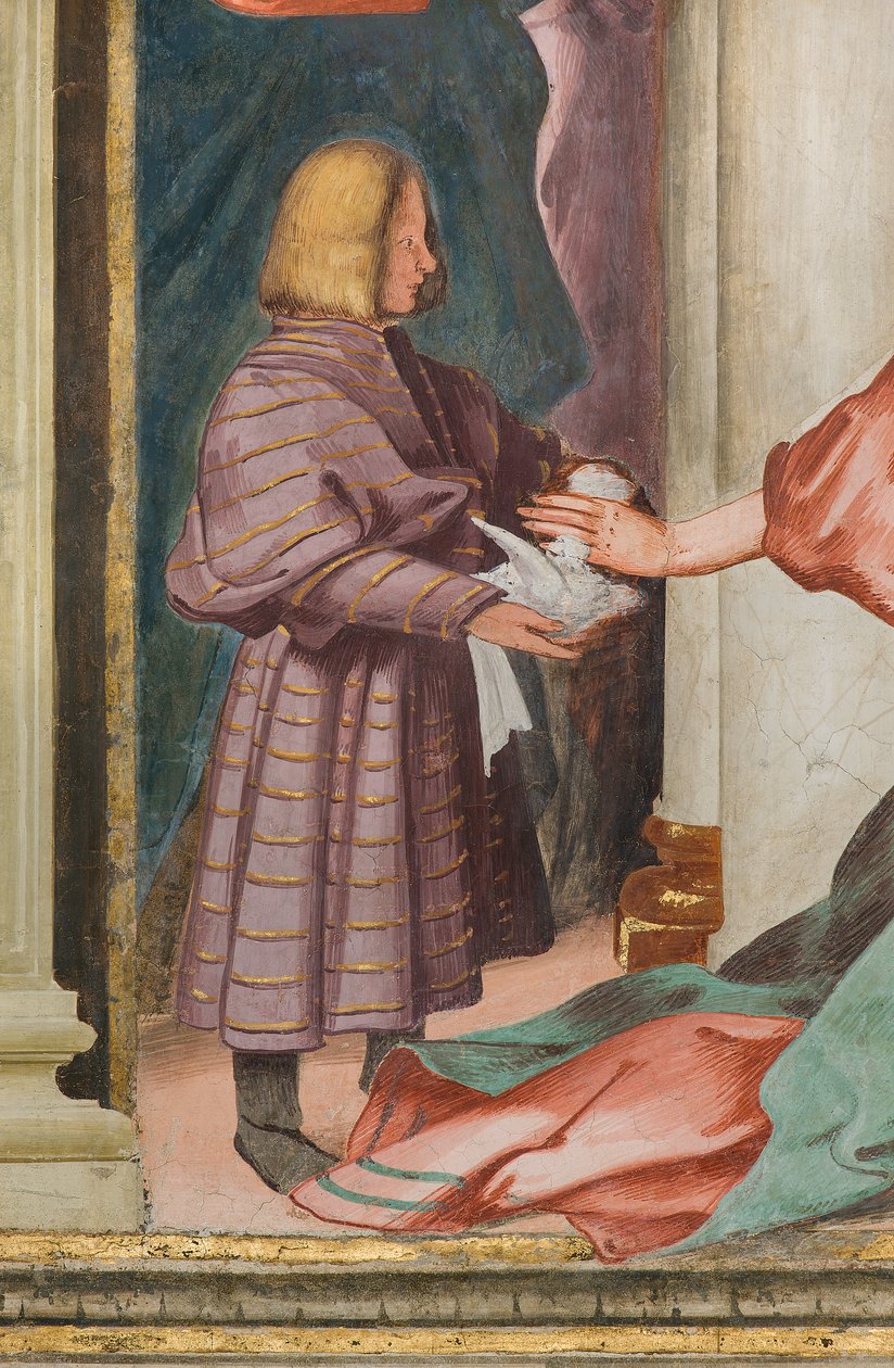 Orta Nef, Beşinci Kuzey Açıklığı, Tapınağa Sunum, Gian Francesco Bembo by Gian Francesco Bembo