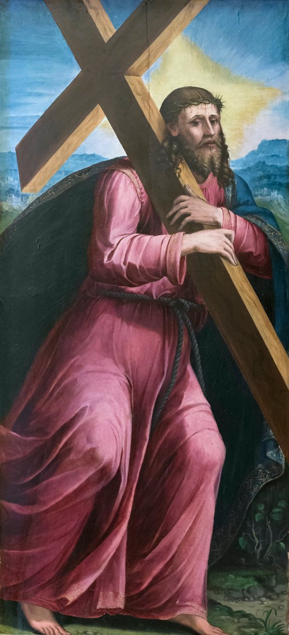 çarmıhı taşıyan mesih by Gian Gheramo dalle Catene