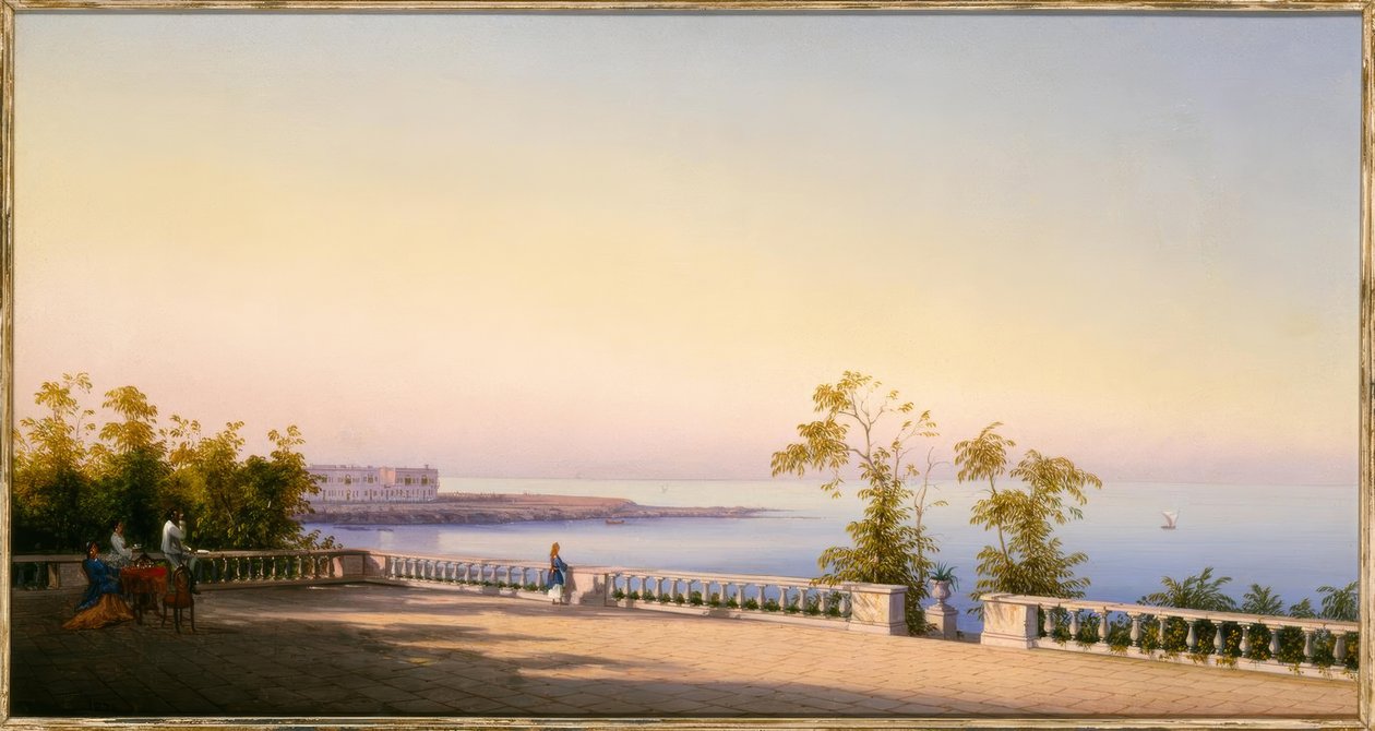 Gian Gianni, Terasta / resim, 1874 by Gian Gianni