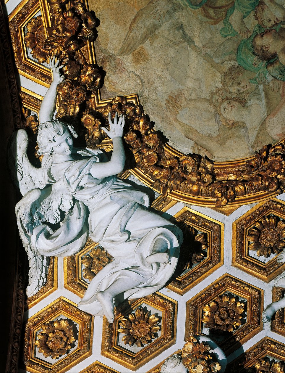Barok tarzı dekorasyonun detayı, Quirinal