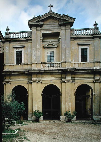 Kilisenin cephesi, inşa edilmiş c.1625 by Gian Lorenzo Bernini