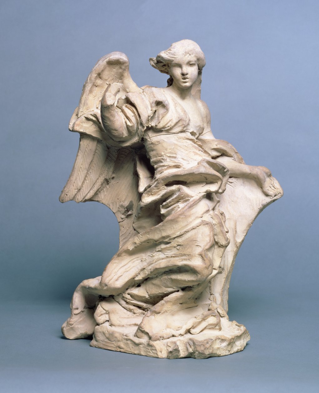 Yarım Diz Çöken Melek, 1673-74 (düşük ateşli kil) by Gian Lorenzo Bernini