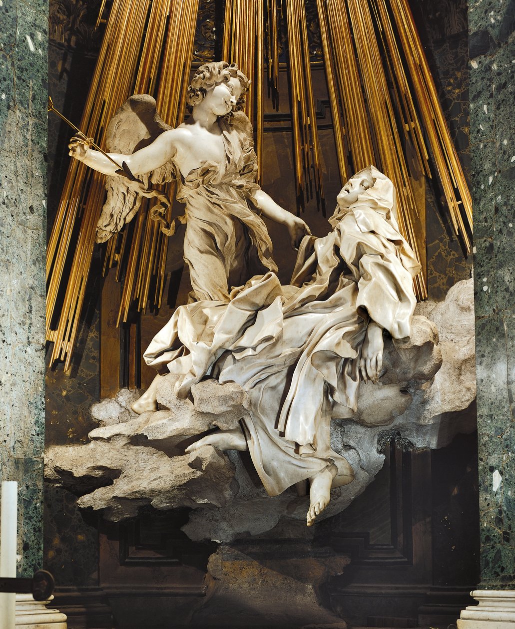 İtalya, Roma, Santa Maria della Vittoria Kilisesi, Avila Aziz Teresa