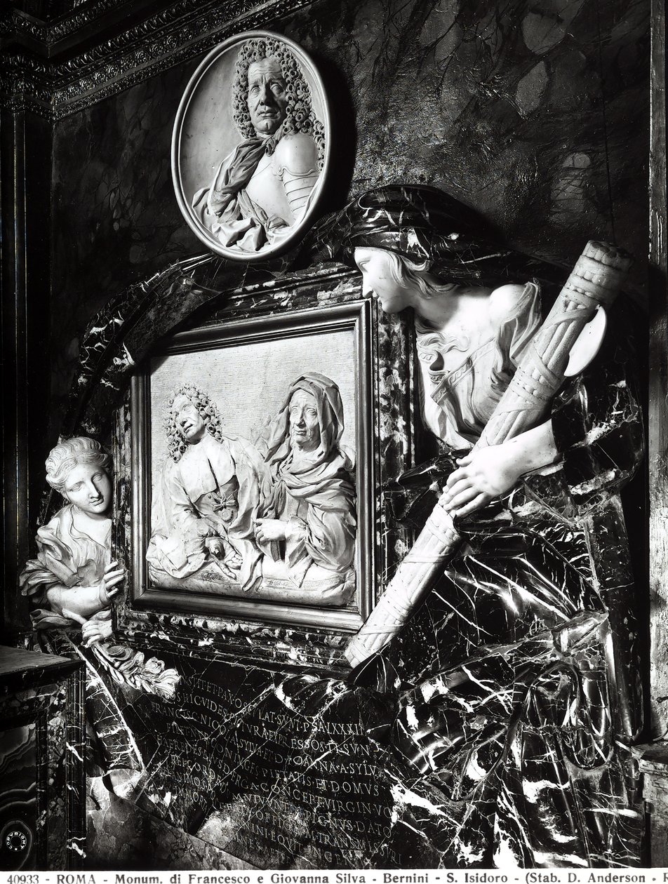 Francesco ve Giovanni Silva Anıtı, Gianlorenzo Bernini tarafından, 1663 by Gian Lorenzo Bernini
