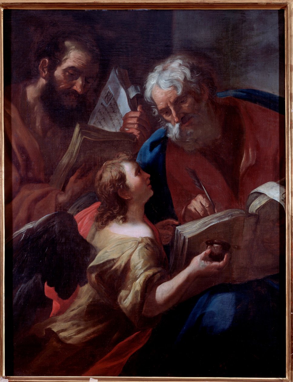 Aziz Matta ve başka bir müjdecinin temsili by Gian Lorenzo and Michelangelo Bertolotto