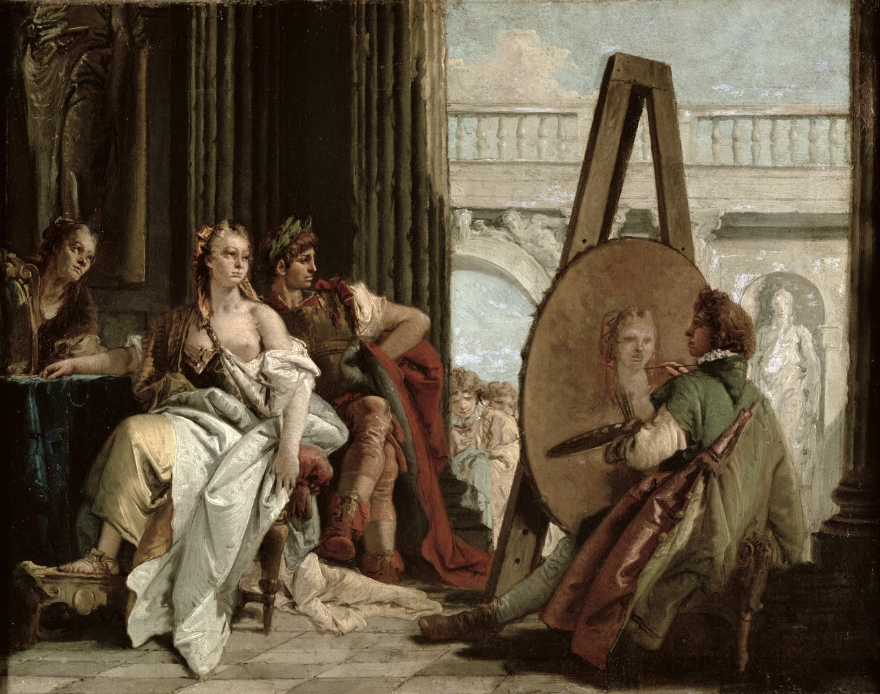 Alexander ve Campaspe ressam Apelles
