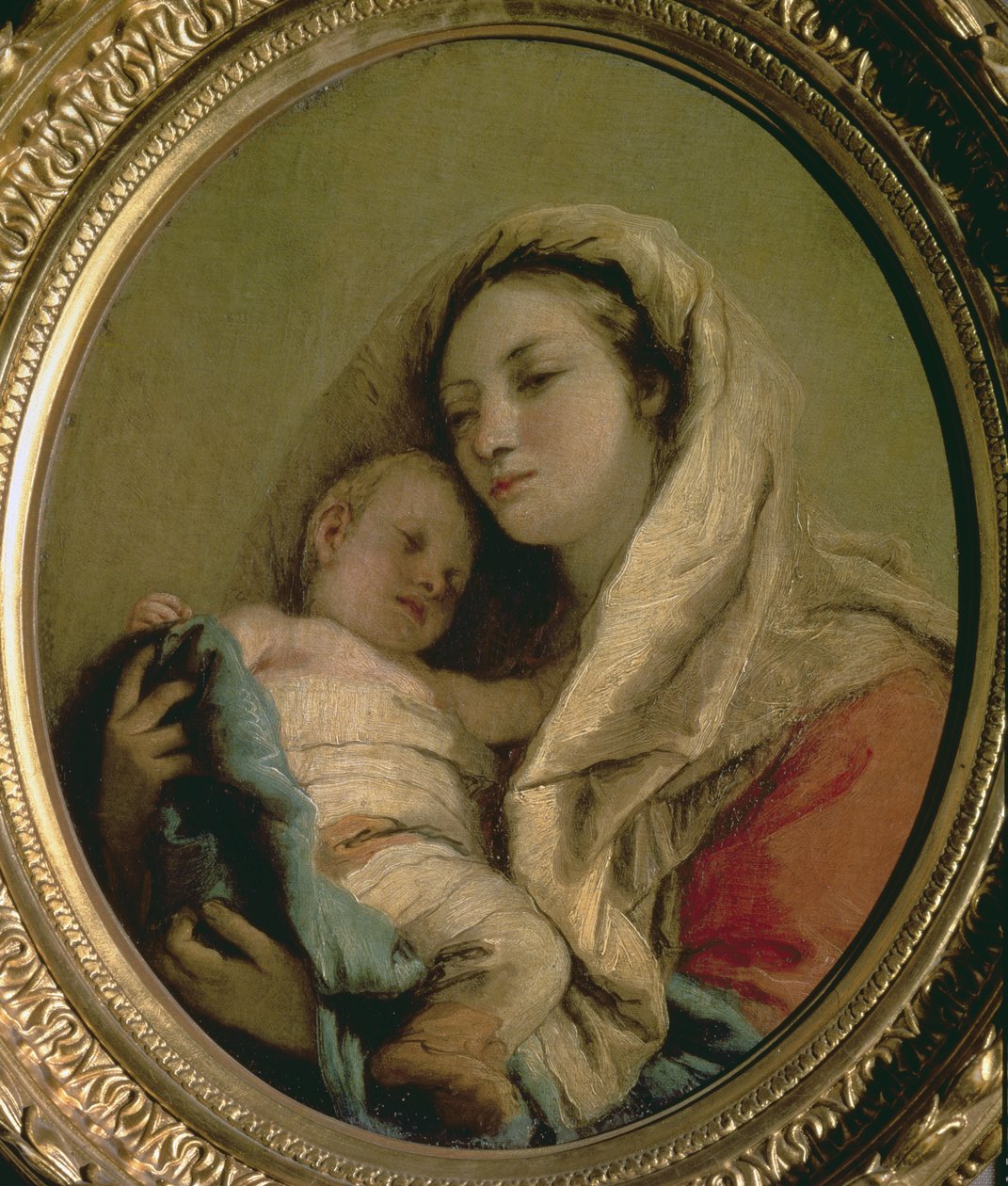 Uyuyan Çocukla Madonna, 1780