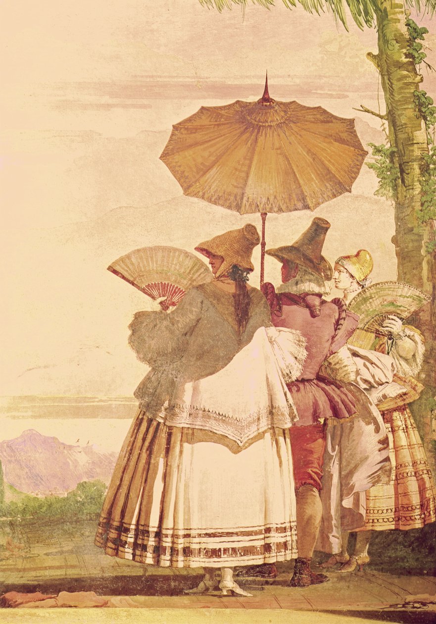 Yaz Gezinti Yolu, c.1757 by Giovanni Domenico Tiepolo