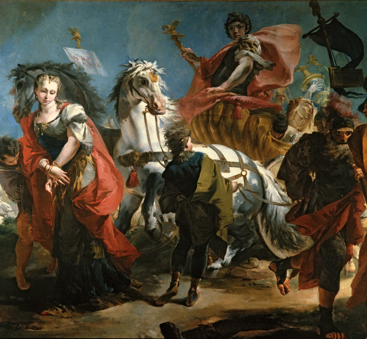 Intsinzi ya Marcus Aurelius (AD 121-180) by Giovanni Domenico Tiepolo
