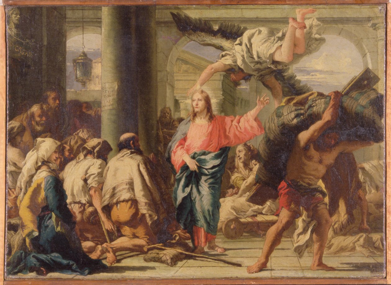 Bethesda Havuzundaki İsa by Giandomenico (1727 1804) Tiepolo