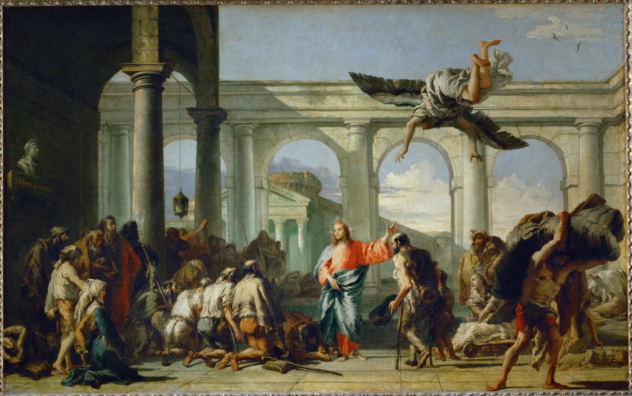 Jesus guerissant le paralytique de Bethesda - İsa Bethesda