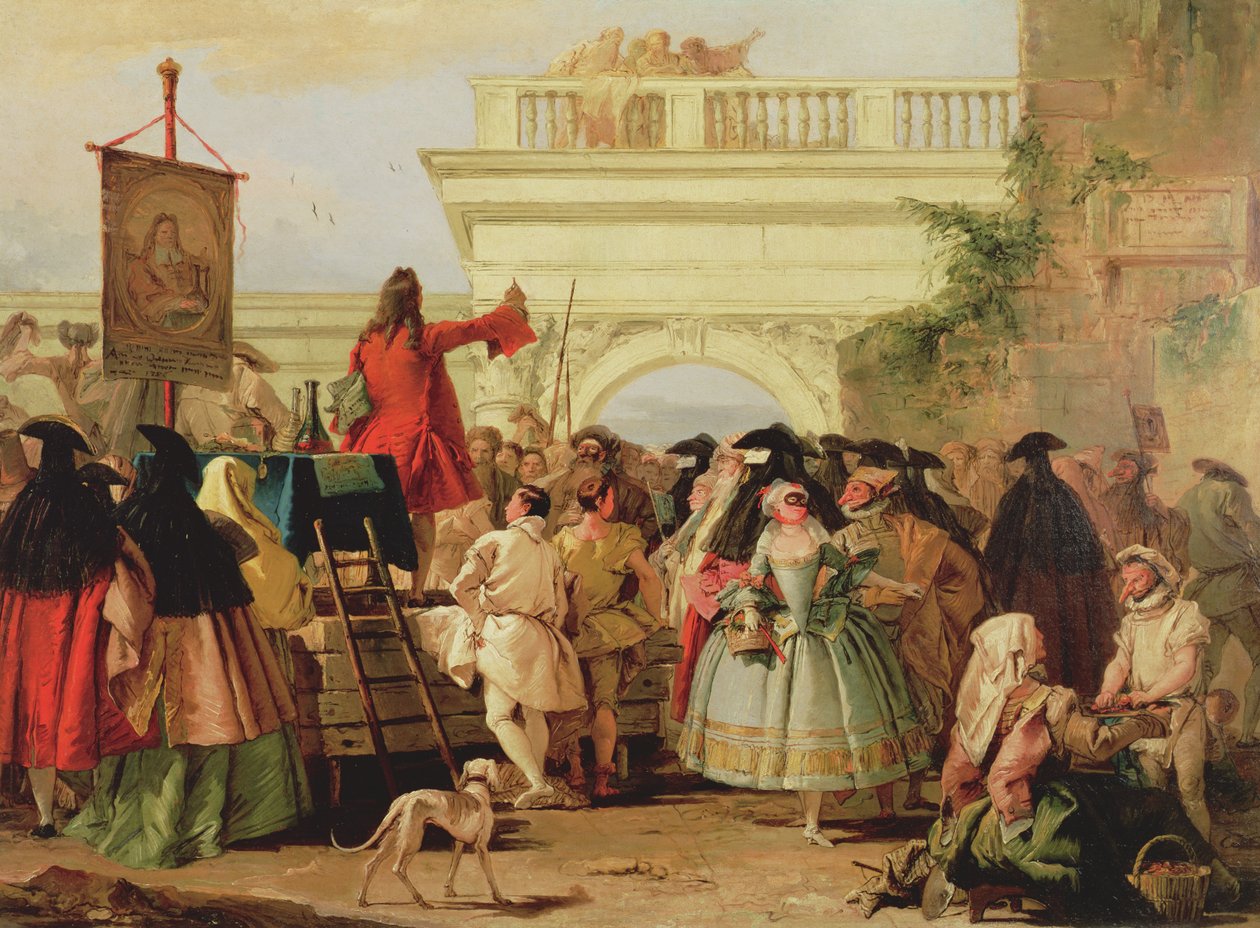 Şarlatan by Giovanni Domenico Tiepolo