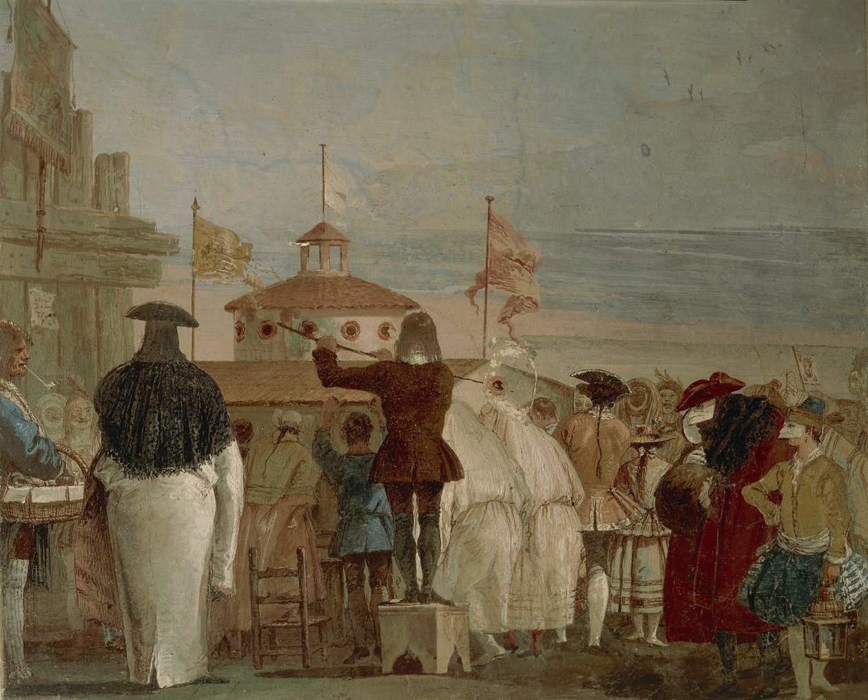 Yeni dünya (Venedik karnavalı) by Giandomenico  Tiepolo