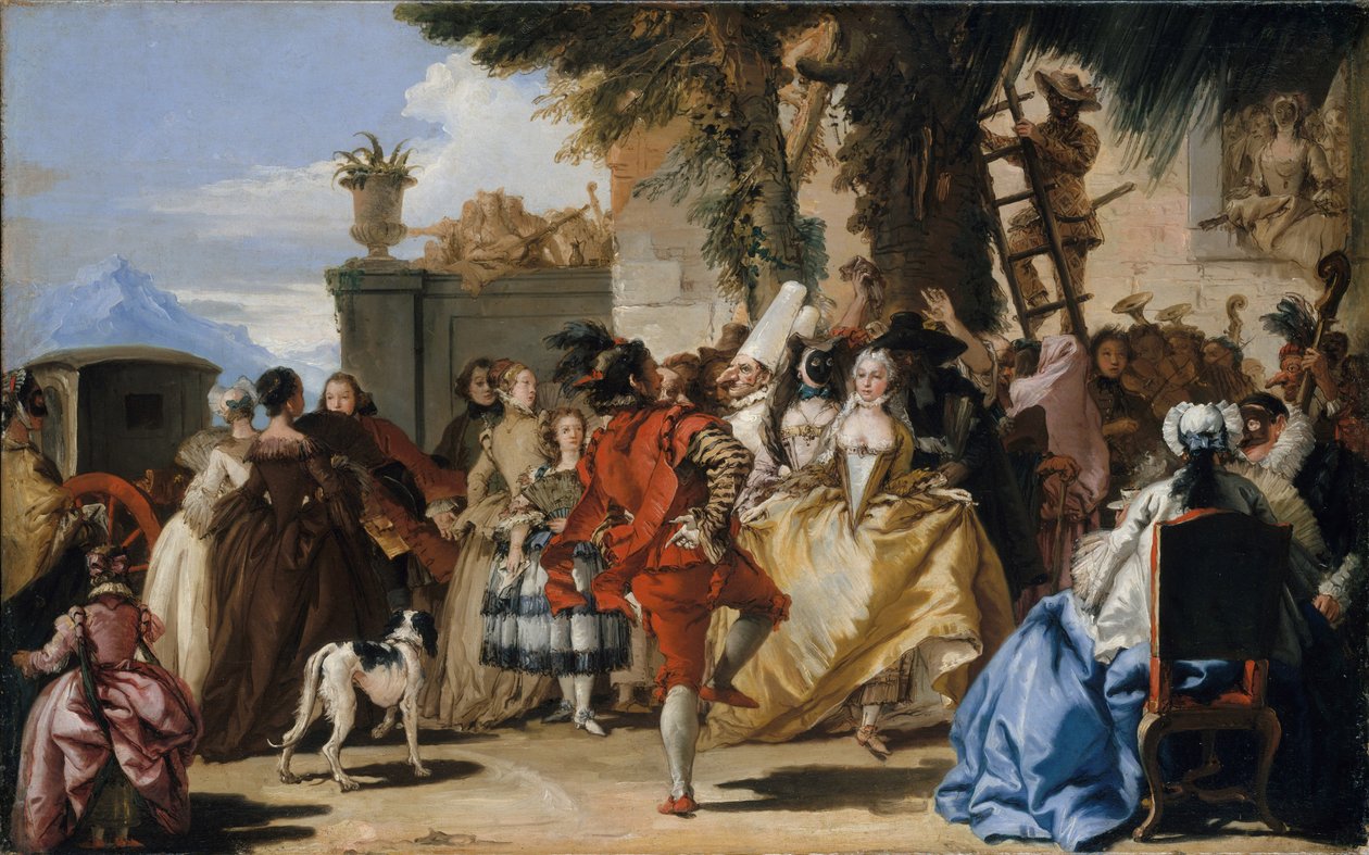 Ülkede Bir Dans, c.1755 by Giovanni Domenico Tiepolo