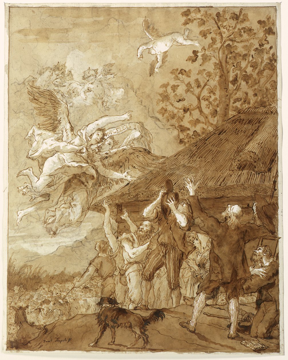 Çobanların Duyurusu by Giovanni Domenico Tiepolo