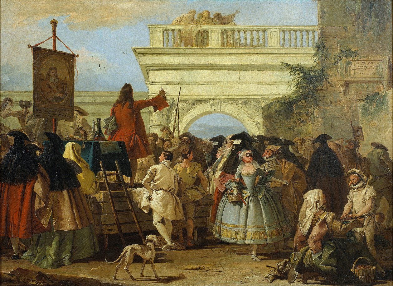 Şarlatan by Giovanni Domenico Tiepolo