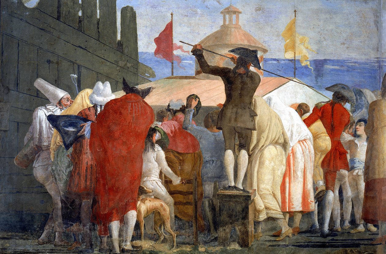 Yeni Dünya, 1791-97 (ayrıca bkz. 60391) by Giovanni Domenico Tiepolo