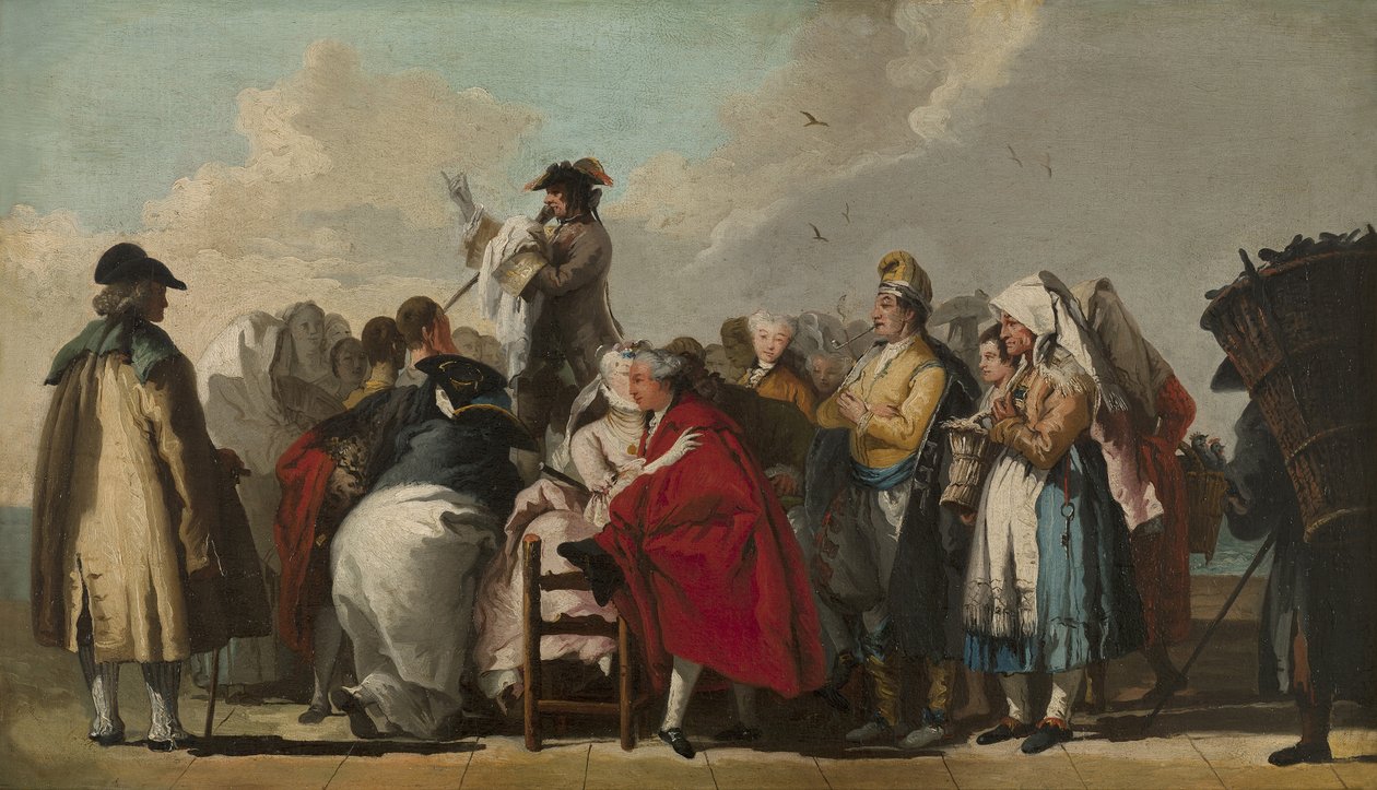 Venedik Şarlatanı, yaklaşık 1764-1765 by Giovanni Domenico Tiepolo