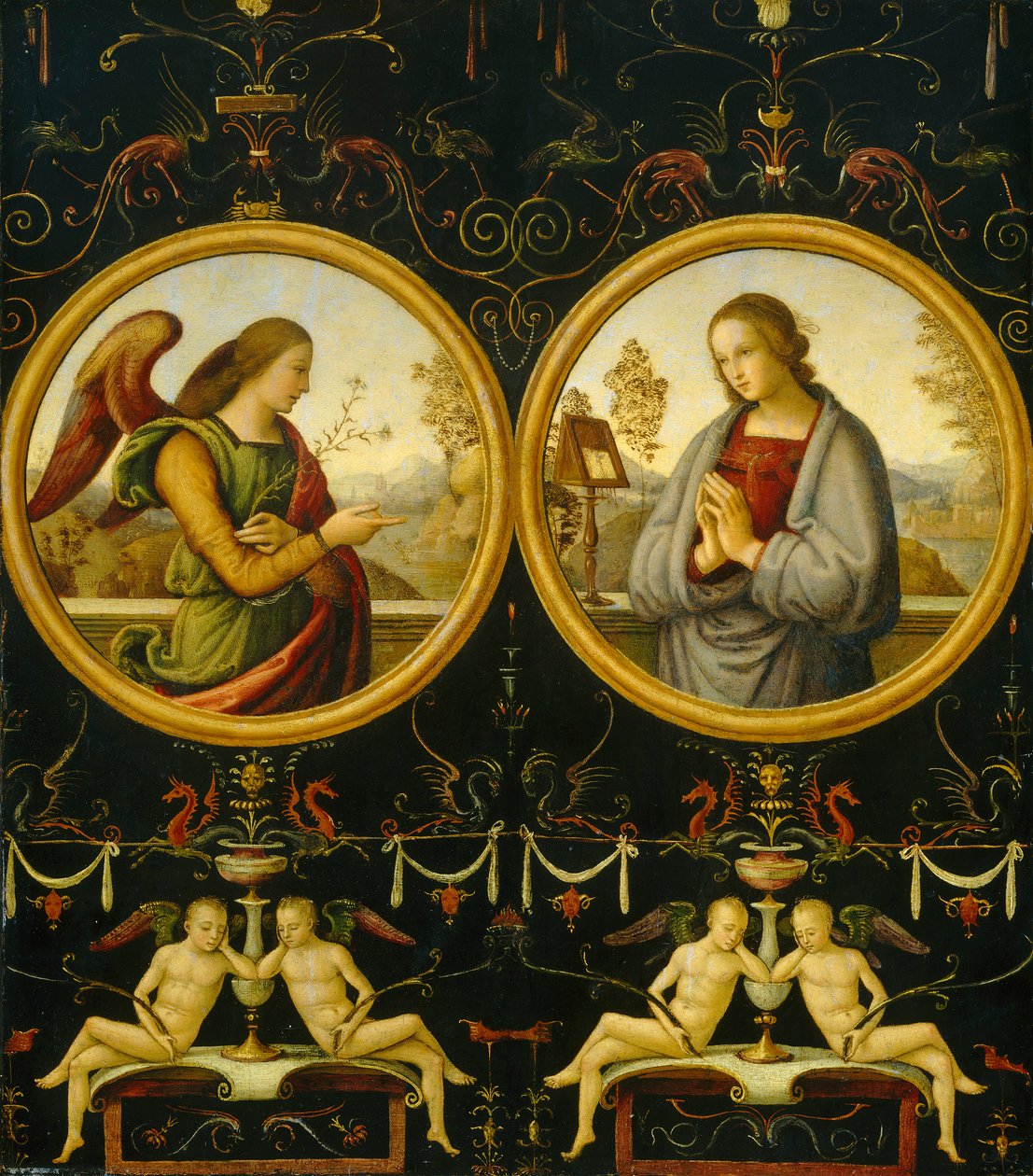 The Annunciation, 15101515  by Giannicola di Paolo