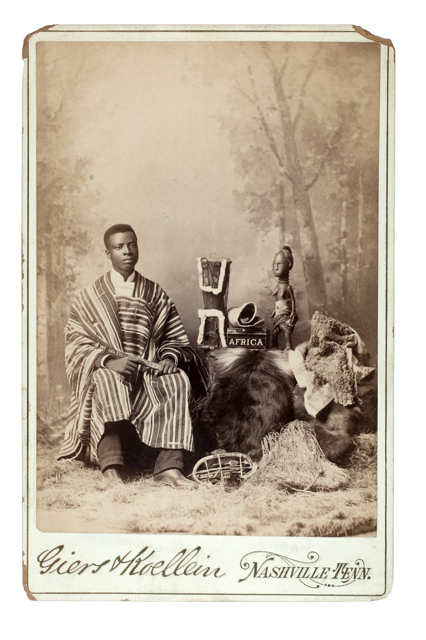 Momolu Massaquoi, Nashville, ABD, 1890 dolayları (jelatin gümüş baskı) by Giers and Koellein