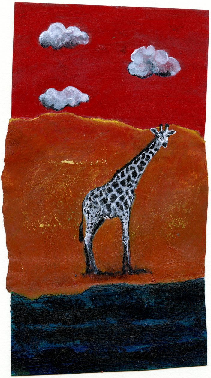 A Good View, 2005, (kağıt üzerine yağlı boya) by Gigi Sudbury