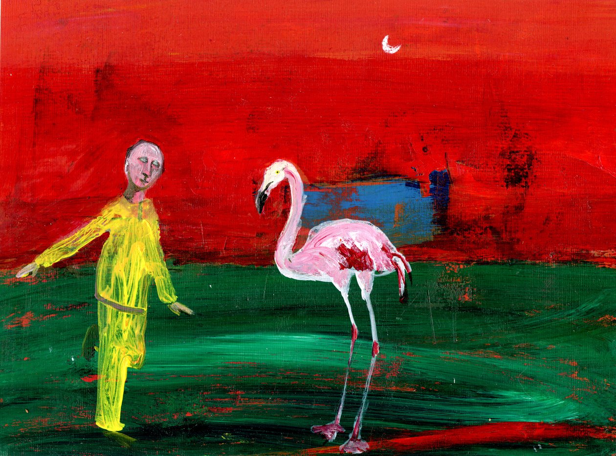 Bir Zaman Sonra Kolaydı, 2005, (kağıt üzeri yağlı boya) by Gigi Sudbury