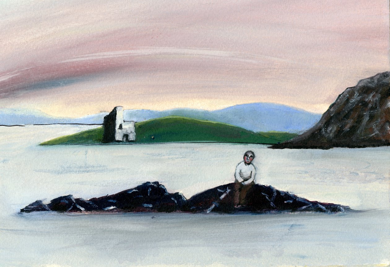 Bir Yolculuk için Çalışma, 2003 (kağıt üzerinde yağlı boya0 by Gigi Sudbury