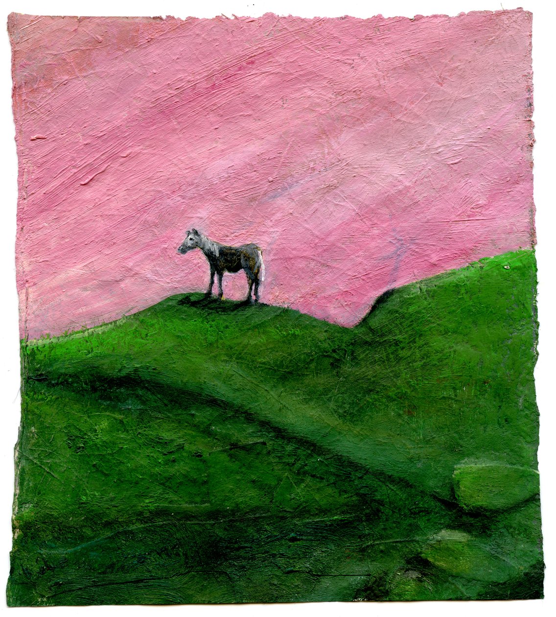 Günün Sonu, 2004, (kağıt üzerine yağlı boya) by Gigi Sudbury
