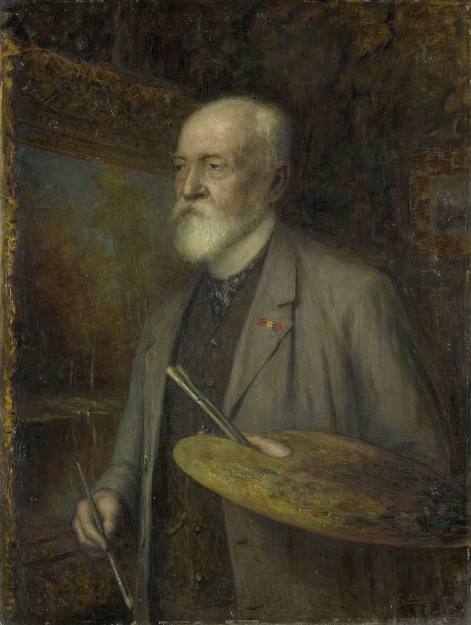 Johannes Gijsbert Vogel (1828-1915), Ressam by Gijsbertus Derksen