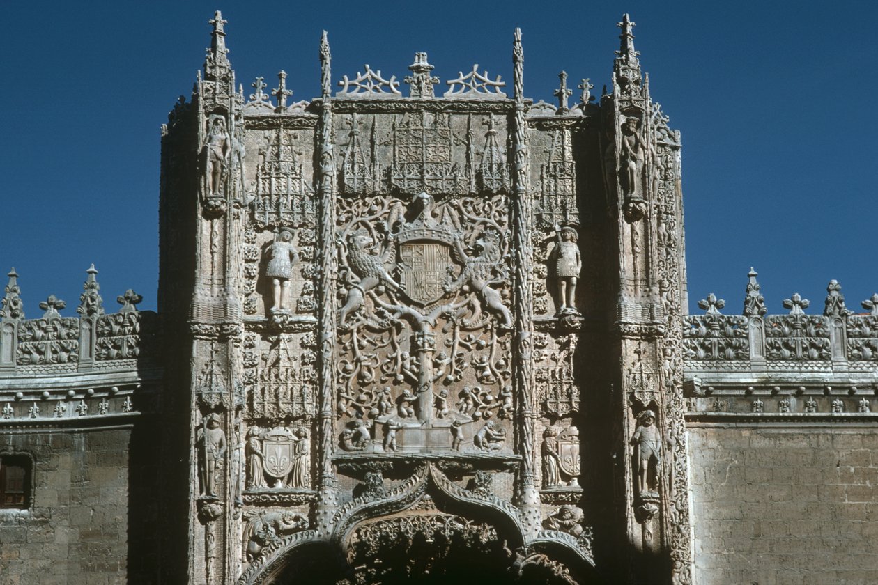 Giriş Cephesi (Ulusal Dini Heykel Müzesi) 1488-96 yapımı by Gil de Siloe