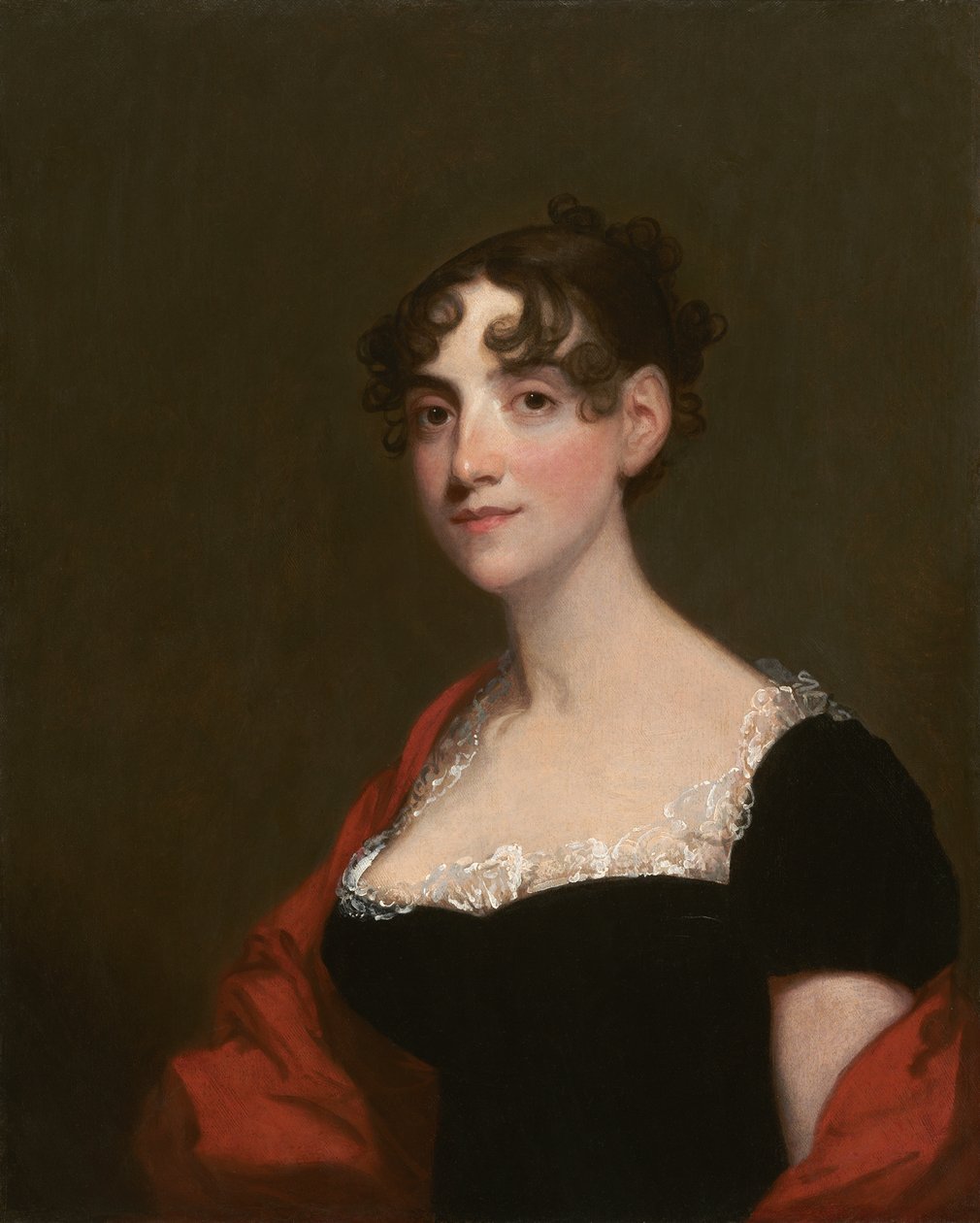 Ann Calvert Stuart Robinson (Mrs. William Robinson), c.1804 (oil on wood) by Gilbert Stuart