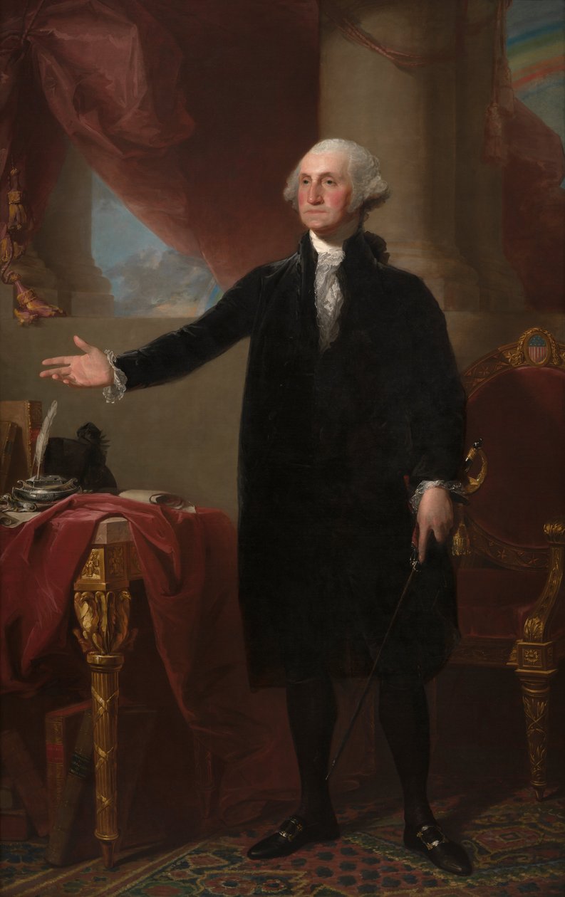 George Washington (Lansdowne Portresi) by Gilbert Stuart