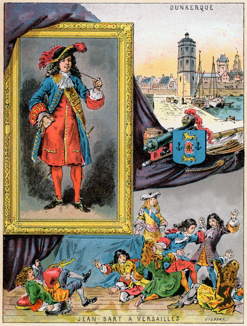 Jean Bart, Fransız deniz komutanı ve korsan, 1898 by Gilbert