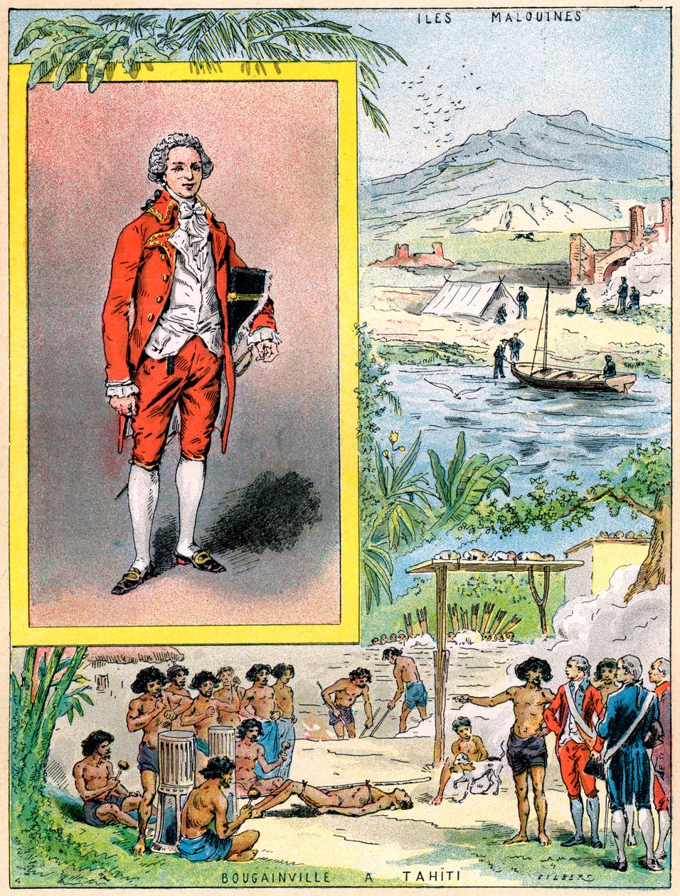 Louis Antoine de Bougainville, Fransız denizci ve askeri komutan, 1898 by Gilbert