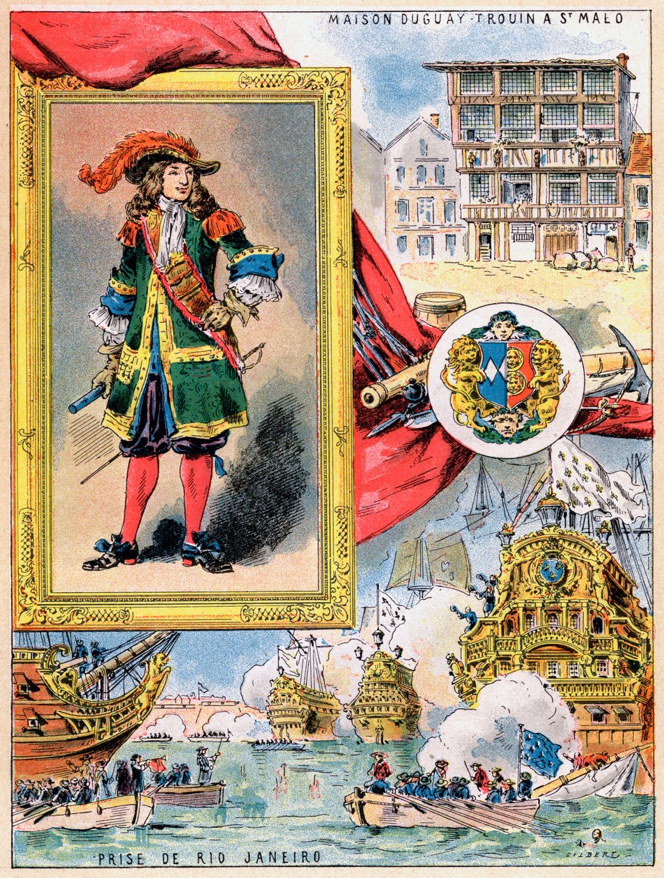 René Duguay-Trouin, Fransız Saint-Malo korsanı, 1898 by Gilbert