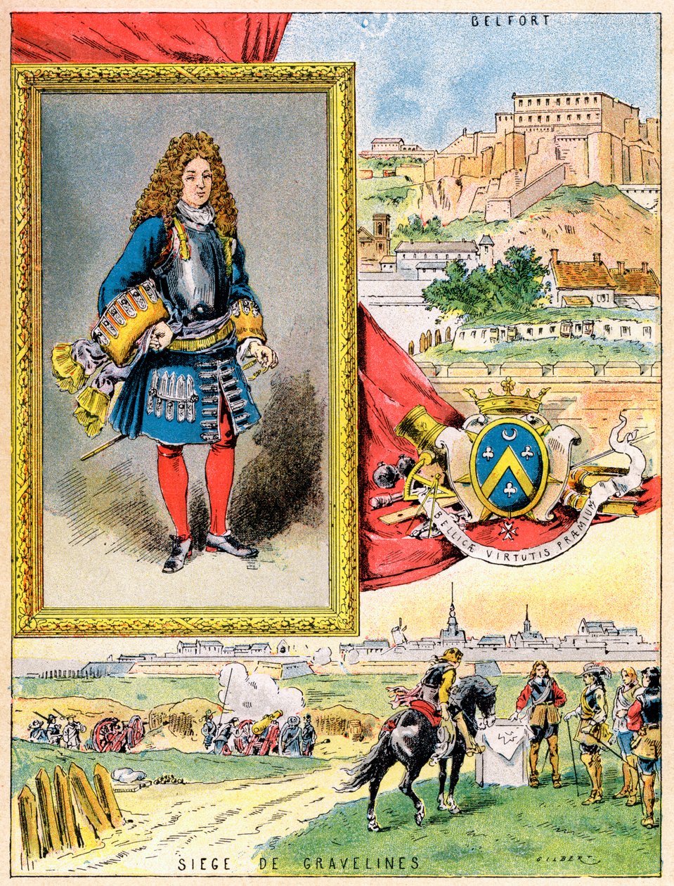 Sebastien le Prestre de Vauban, Fransız askeri mühendis, 1898 by Gilbert