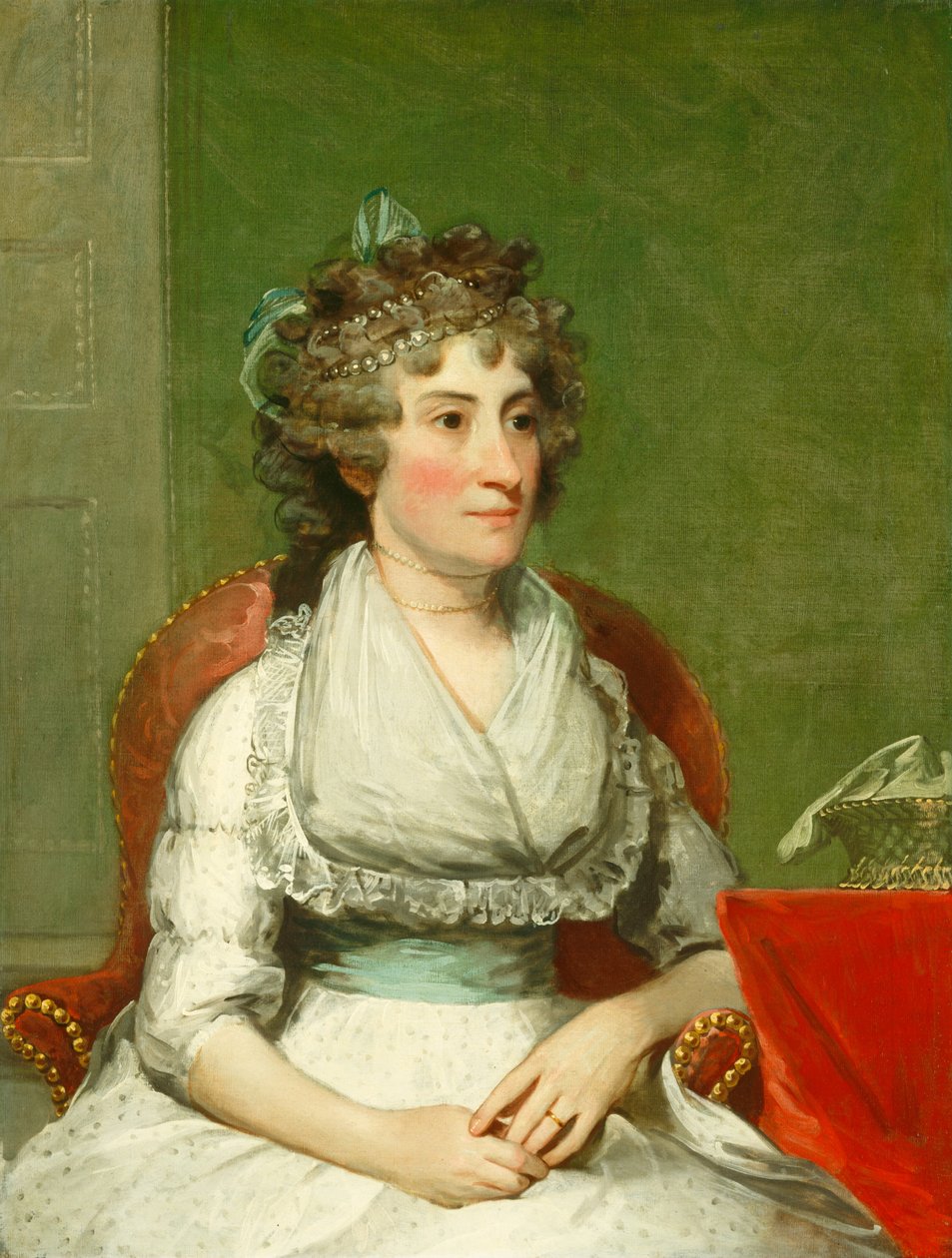 Catherine Yates Pollock Bayan George Pollock, 17931794. by Gilbert Stuart