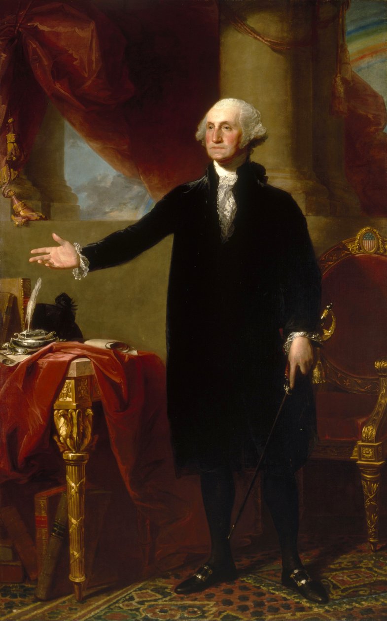 George Washington (Lansdowne portresi) by Gilbert Stuart