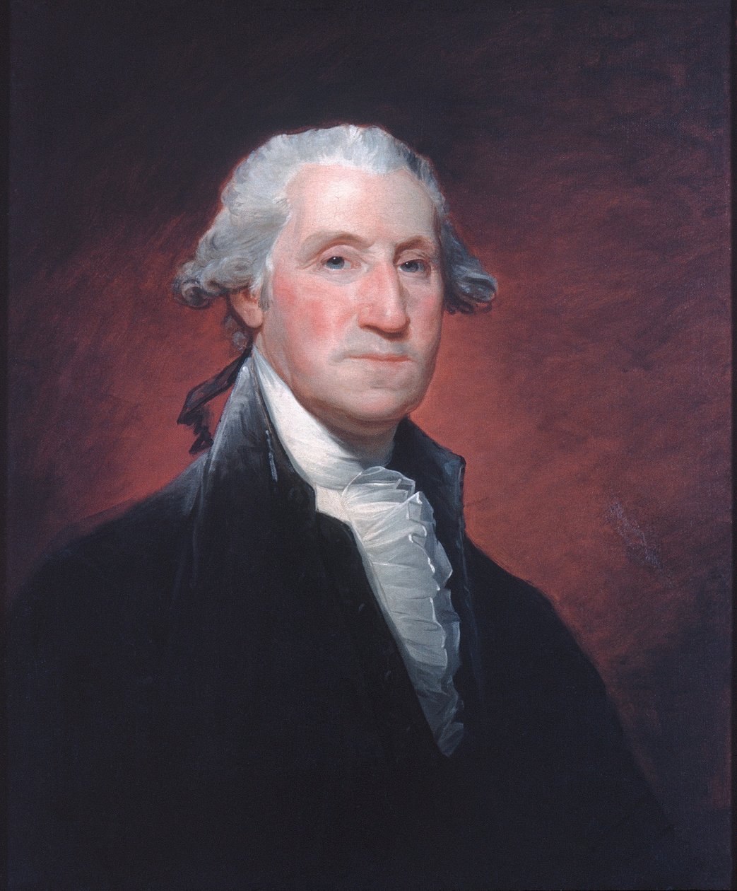George Washington, c.1798-1800 (tuval üzerine yağlı boya) by Gilbert Stuart